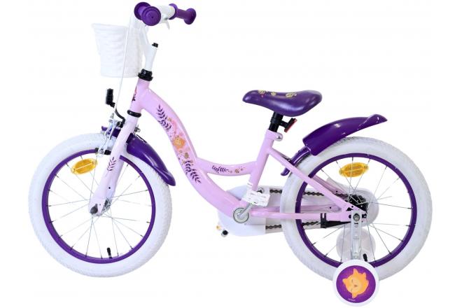 Vélo enfant Disney Wish - Filles - 16 pouces - Violet