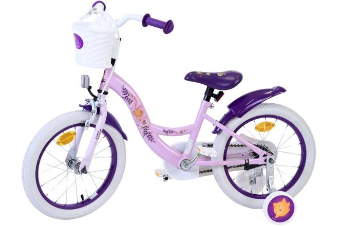 Vélo enfant Disney Wish - Filles - 16 pouces - Violet