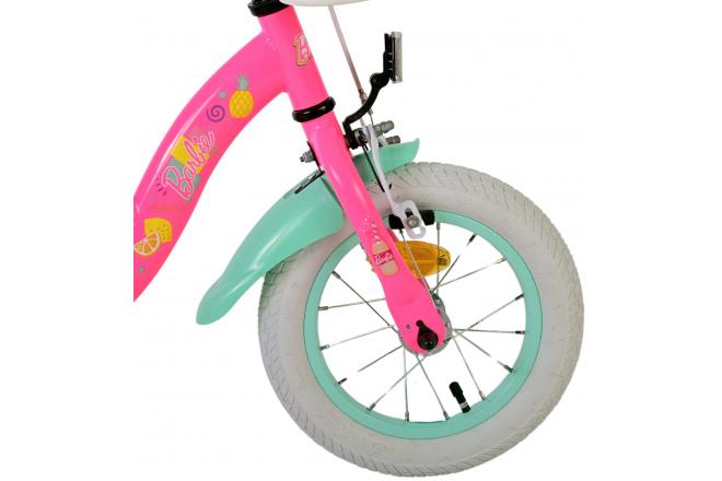 Vélo enfant Barbie - Filles - 12 pouces - Rose