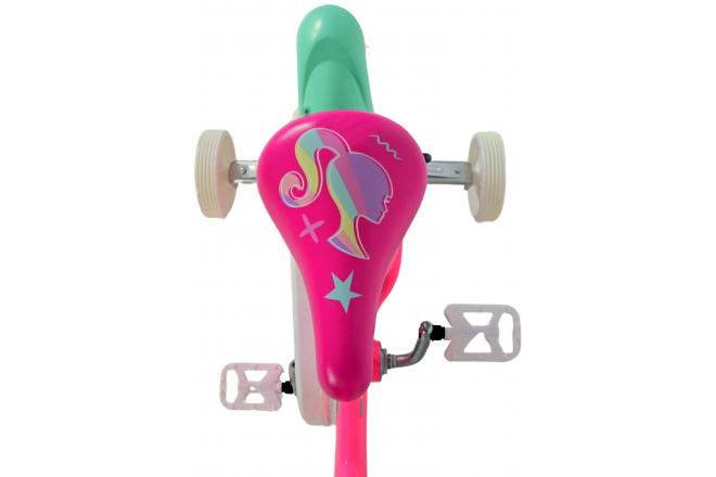 Vélo enfant Barbie - Filles - 12 pouces - Rose