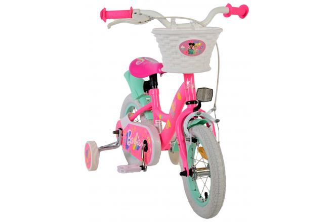 Vélo enfant Barbie - Filles - 12 pouces - Rose