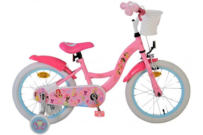 Vélo enfant Disney Princesse - Filles - 16 pouces - Rose