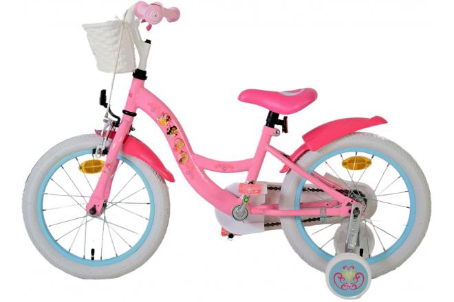 Vélo enfant Disney Princesse - Filles - 16 pouces - Rose