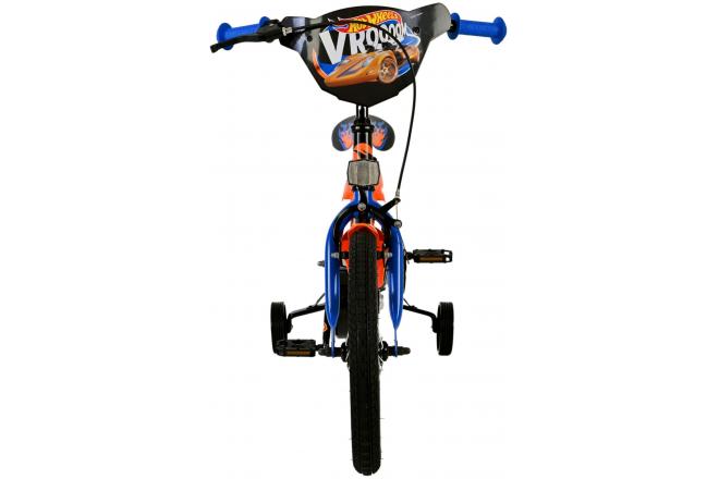 Vélo Hot Wheels pour enfants - Garçons - 16 pouces - Noir Orange Bleu