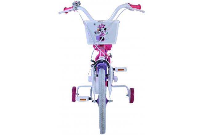 Vélo enfant Minnie Frozen Ever! - Filles - 16 pouces - Rose - Freins à deux mains