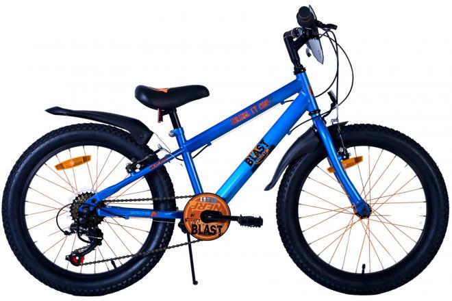 Vélo enfant NERF - Garçons - 20 Pouces - Bleu Satiné - 2 Freins à Main
