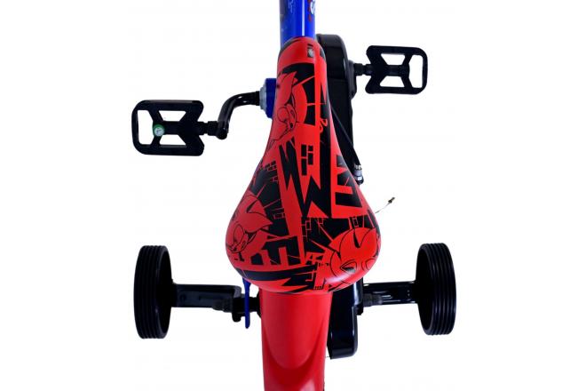 Sonic Prime Vélo enfant - Garçons - 12 pouces - Bleu Rouge - Freins à deux mains