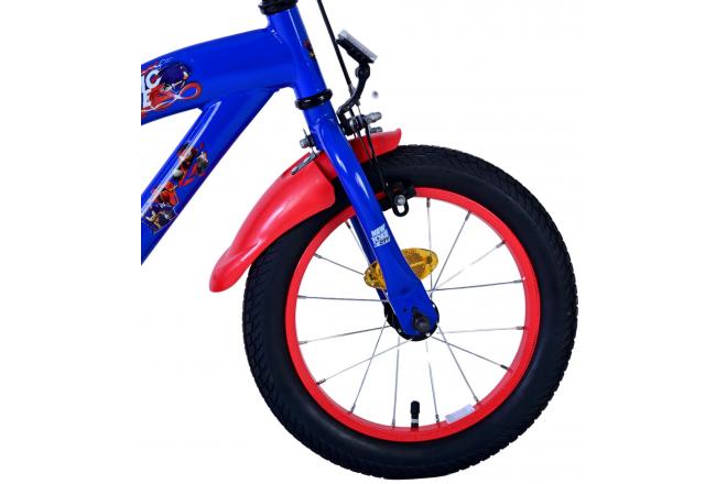 Vélo enfant Sonic Prime - Garçons - 14 pouces - Bleu Rouge