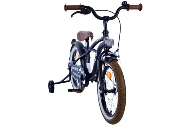 Volare Black Cruiser Vélo pour enfants - Garçons - 16 pouces - Noir