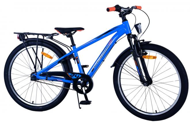Volare Cross Kinderfiets - Jongens - 24 inch - Blauw - 3 versnellingen