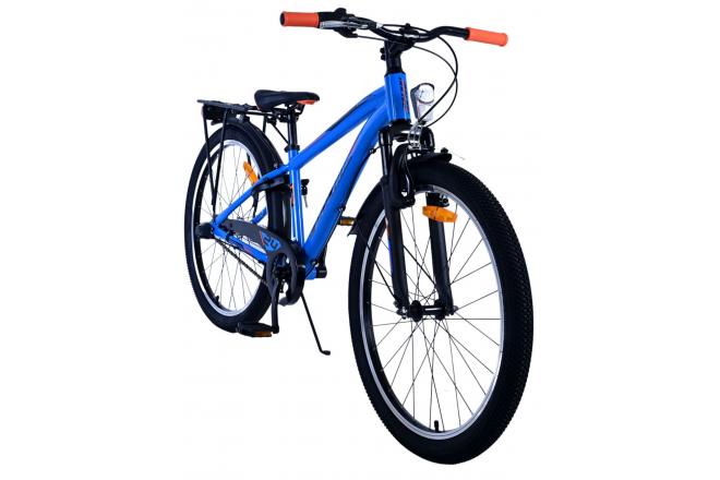 Volare Cross Kinderfiets - Jongens - 24 inch - Blauw - 3 versnellingen