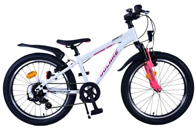 Vélo enfant Volare XC Race - 20 pouces - 7 vitesses - Blanc Rose
