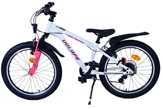 Vélo enfant Volare XC Race - 20 pouces - 7 vitesses - Blanc Rose