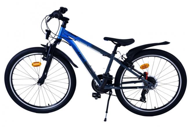 Vélo enfant Volare XC Race - 24 pouces - 21 vitesses - Bleu/Gris