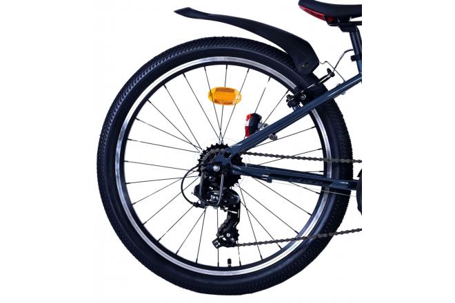 Vélo enfant Volare XC Race - 24 pouces - 21 vitesses - Rouge/Gris