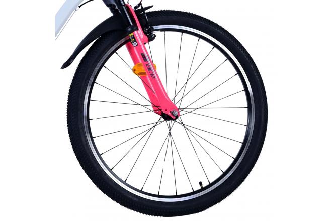 Vélo enfant Volare XC Race - 26 pouces - 21 vitesses - Blanc Rose
