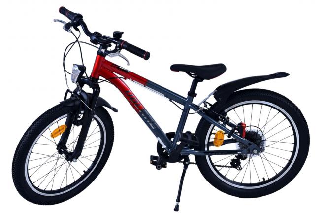 Vélo enfant Volare XC Race - 20 pouces - 7 vitesses - Rouge/Gris