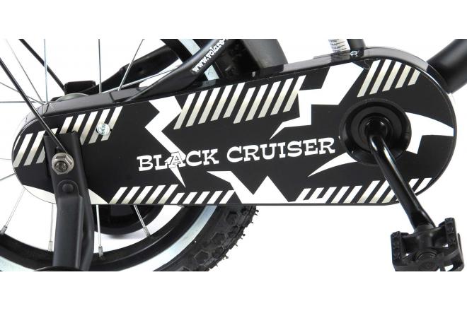 Vélo enfant Volare Black Cruiser - garçon - 14 po - noir - assemblé à 95 %