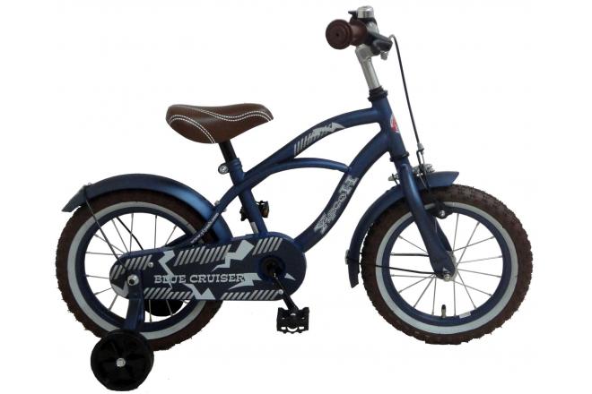 Vélo enfant Volare Blue Cruiser - garçon - 14 po - bleu - assemblé à 95 %