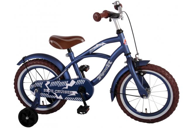 Vélo enfant Volare Blue Cruiser - garçon - 14 po - bleu - assemblé à 95 %