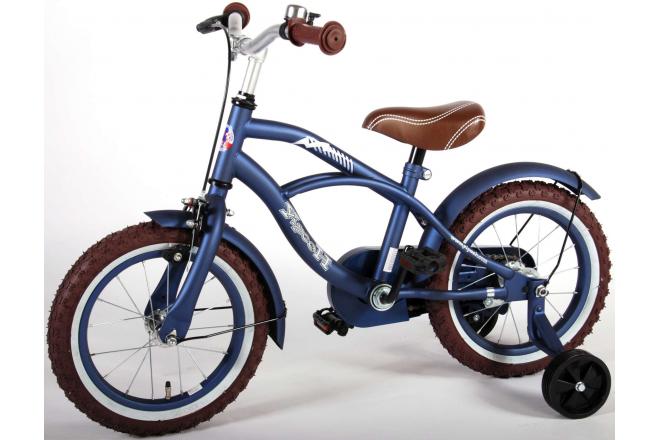 Vélo enfant Volare Blue Cruiser - garçon - 14 po - bleu - assemblé à 95 %