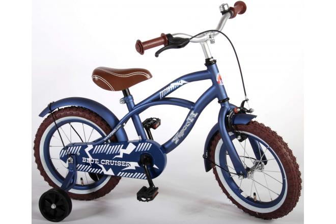 Vélo enfant Volare Blue Cruiser - garçon - 14 po - bleu - assemblé à 95 %