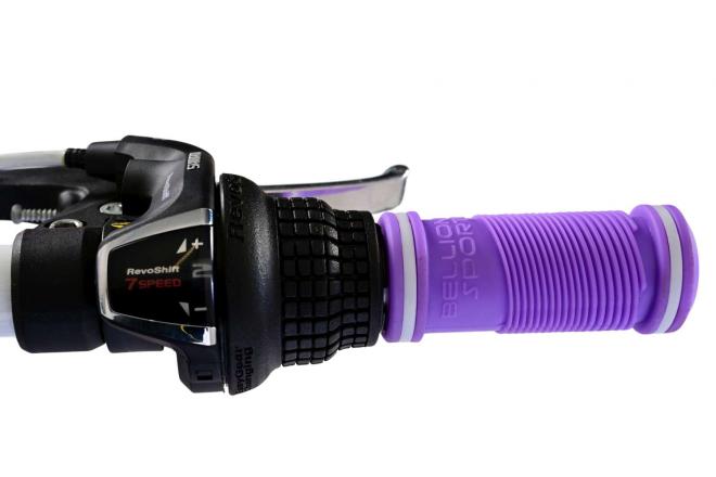 Vélo enfant Volare Lovely - Filles - 24 pouces - Violet - 7 vitesses