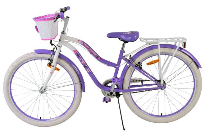 Volare Lovely Vélo enfant - Filles - 26 pouces - Violet - Freins à deux mains