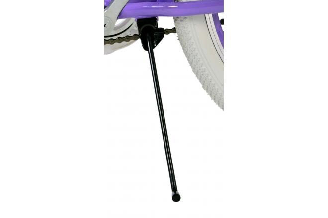 Volare Lovely Vélo enfant - Filles - 24 pouces - Violet - Freins à deux mains