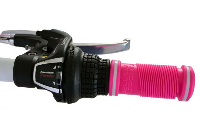 Vélo enfant Volare Lovely - Filles - 24 pouces - Rose - 7 vitesses