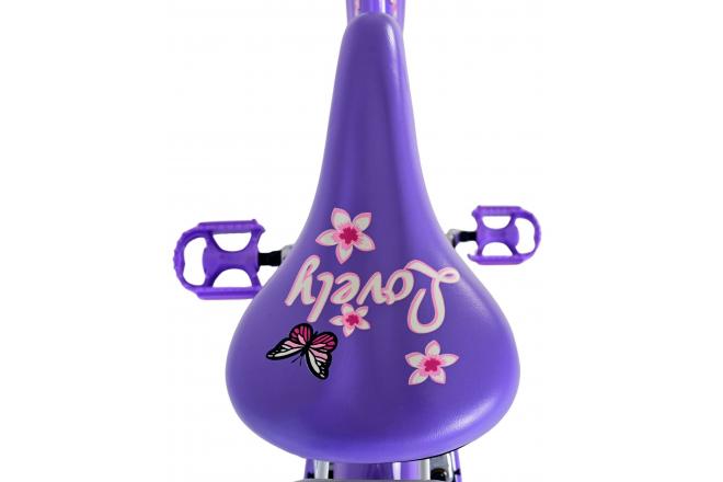 Volare Lovely Vélo enfant - Filles - 26 pouces - Violet - 7 vitesses