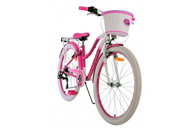 Volare Lovely Vélo enfant - Filles - 26 pouces - Rose - 7 vitesses