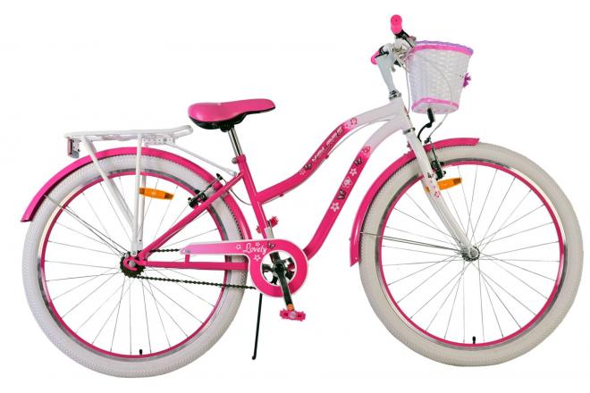 Volare Lovely Vélo enfant - Filles - 26 pouces - Rose - Freins à deux mains