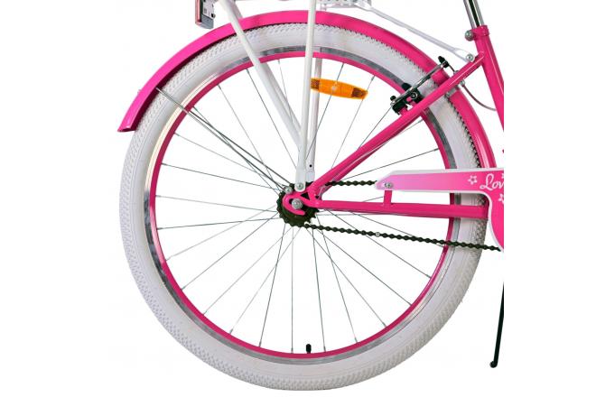 Volare Lovely Vélo enfant - Filles - 26 pouces - Rose - Freins à deux mains
