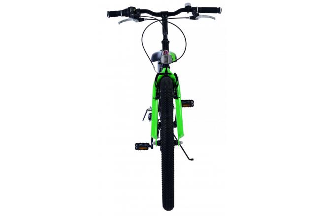 Volare Sportivo Vélo enfant - Garçons - 24 pouces - 7 vitesses - Noir Vert