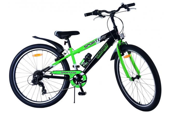 Volare Sportivo Vélo enfant - garçons - 26 pouces - Vert - 7 vitesses