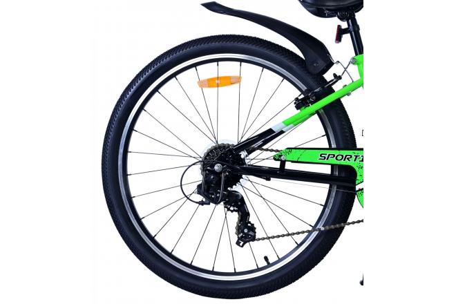 Volare Sportivo Vélo enfant - garçons - 26 pouces - Vert - 7 vitesses