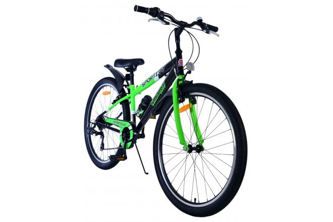 Volare Sportivo Vélo enfant - garçons - 26 pouces - Vert - 7 vitesses