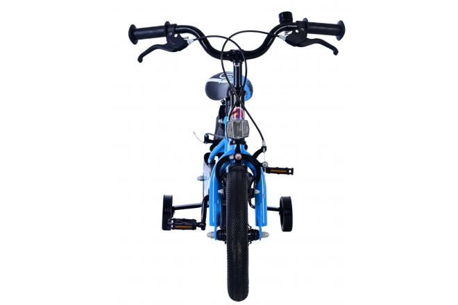 Volare Sportivo Vélo enfant - Garçons - 12 pouces - Bleu Noir - Freins à deux mains