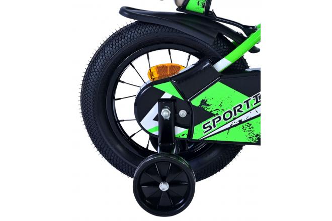 Volare Sportivo Vélo enfant - garçon - 12 pouces - Vert Noir
