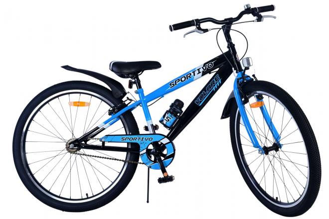 Volare Thombike Vélo pour enfants - Garçons - 26 pouces - Noir Jaune - Freins à deux mains [CLONE]