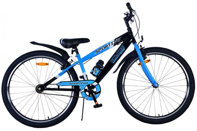 Volare Thombike Vélo pour enfants - Garçons - 26 pouces - Noir Jaune - Freins à deux mains [CLONE]