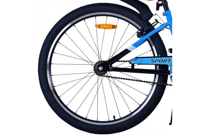 Volare Thombike Vélo pour enfants - Garçons - 26 pouces - Noir Jaune - Freins à deux mains [CLONE]