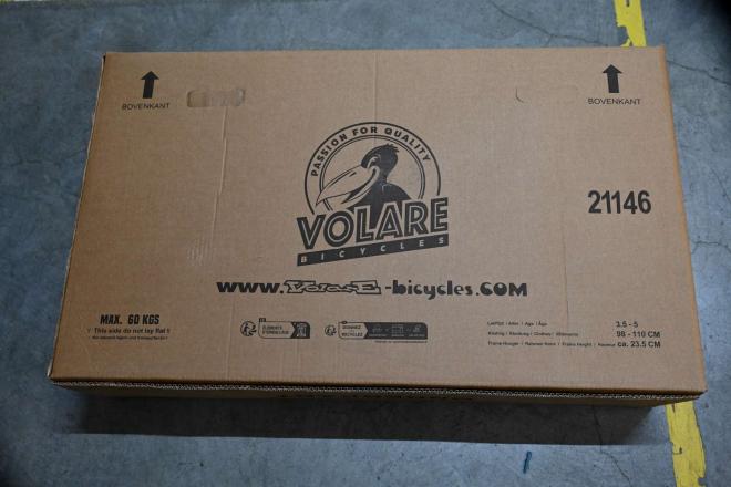 Vélo pour enfants Volare Excellent - Filles - 14 pouces - Noir