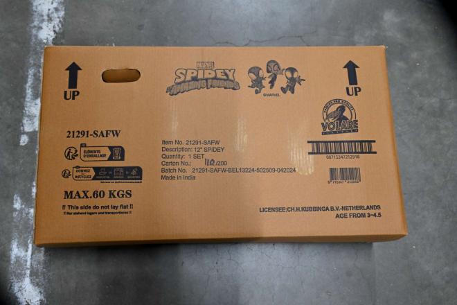 Vélo enfant Spidey - Garçons - 12 pouces - Bleu - Freins à deux mains