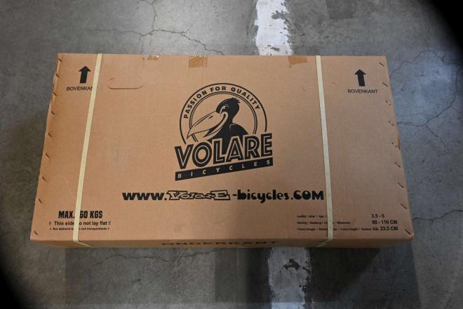Volare Thombike Vélo pour enfants - Garçons - 14 pouces - Noir Orange - Freins à deux mains