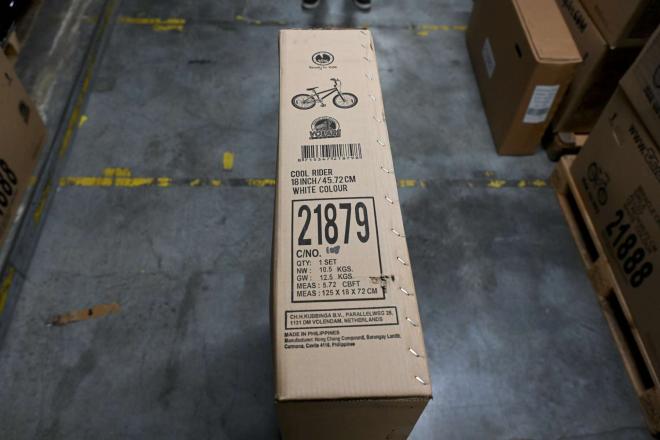 Volare Cool Rider Vélo pour enfants - Garçons - 18 pouces - Blanc - 95% assemblés - Prime Collection
