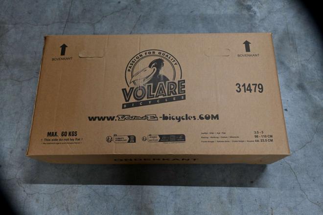 Volare Sportivo Vélo enfant - Garçons - 14 pouces - Vert Noir - Freins à deux mains