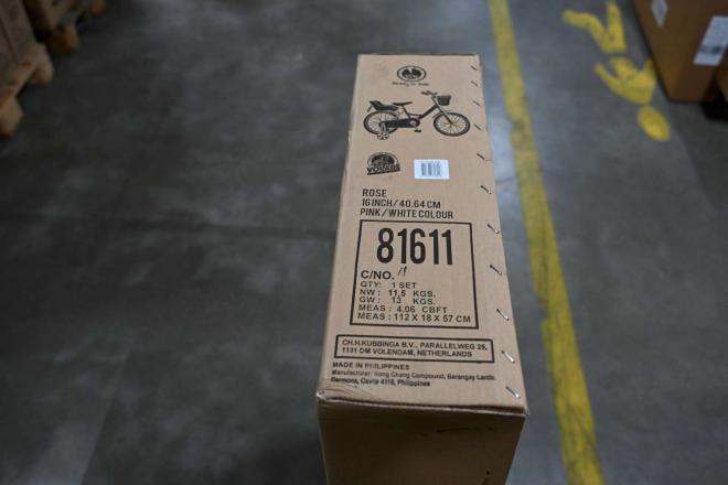 Vélo enfant Volare Rose - Fille - 16 po - Rose/Blanc - assamblé à 95%