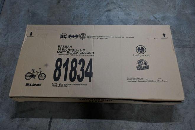 Vélo enfants Batman - Garçons - 18 pouces - Noir